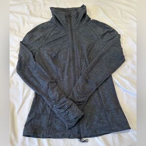 Zella Dark Gray Zip-Up